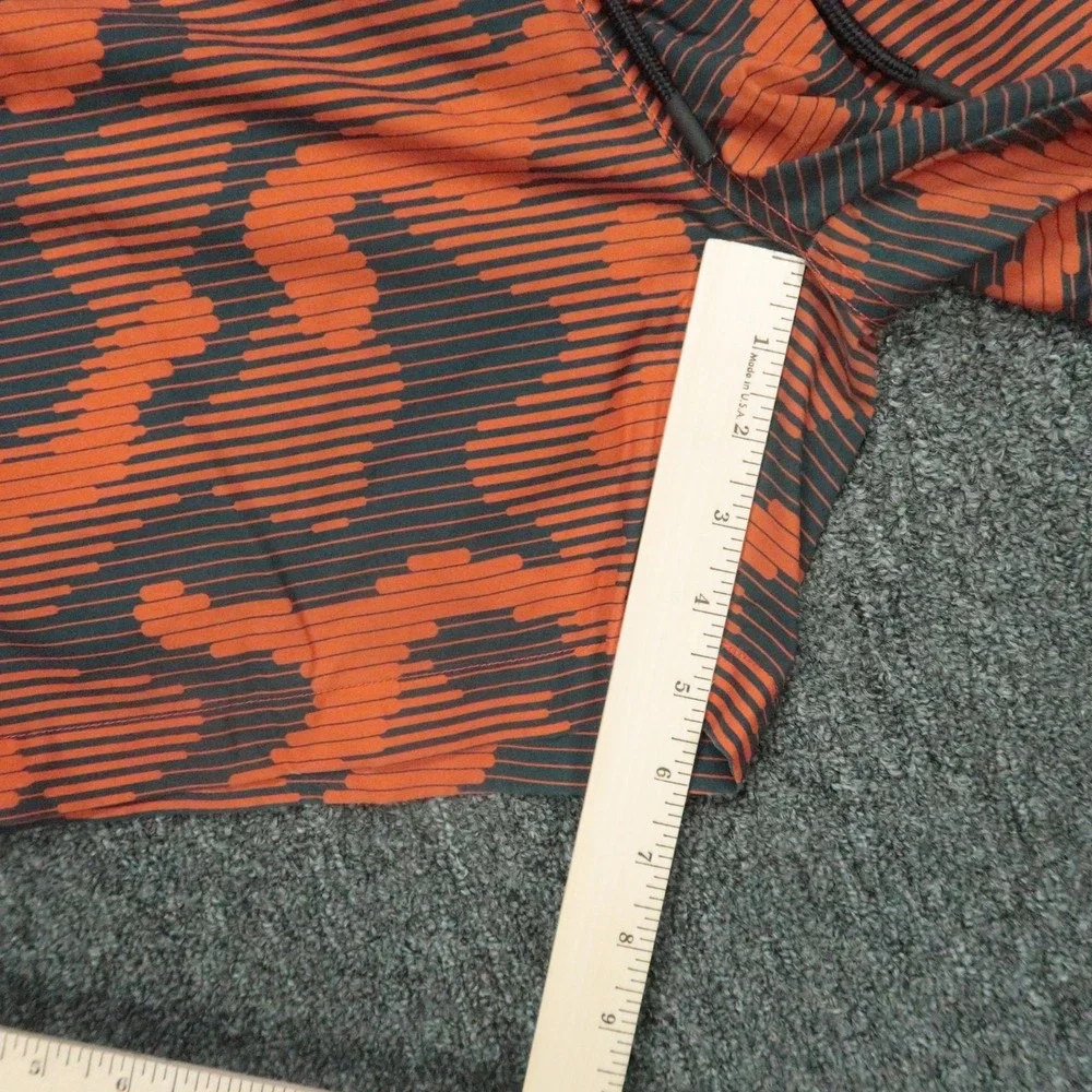 Psycho‎ Bunny Swim Trunks Mens Small Orange Gray Camo Lined Shorts